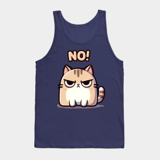 The Cat Says No! Tank Top